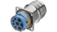 7601-0-43-01-d Hummel Circular Connector, 8 Contacts, Panel, M23 Connector, Plug, Male, IP67, IP69K, Power Connectors M 23 Series