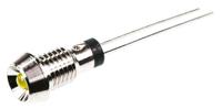 572-311-04 Marl Yellow Panel Mount Indicator, 2.8V, 6mm Mounting Hole Size, Lead Pin Termination