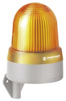 43330060 Werma 433 Series Yellow Sounder Beacon, 115 → 230 V ac, IP65, Bracket Mount, 108dB at 1 Metre