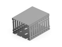 1set411022r0000 PVC Cable Trunking Accessory, 80 x 60mm