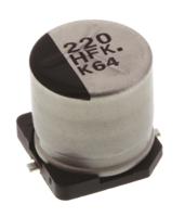 eeefk1h221p Panasonic 220μF Aluminium Electrolytic Aluminium Electrolytic Capacitor 50V dc, Surface Mount - EEEFK1H221P