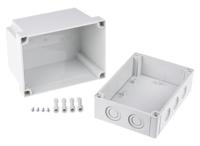 pcm-150150-g-enclosure Fibox Grey Polycarbonate Enclosure, IP66, IP67, Grey Lid, 180 x 130 x 150mm