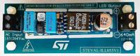 steval-ill055v1 STMicroelectronics STEVAL-ILL055V1, STEVAL LED Driver Evaluation Board for HVLED815PF for High Power LED