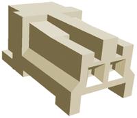 172053-2 TE Connectivity 2-Way IDC Connector Socket for Cable Mount, 1-Row