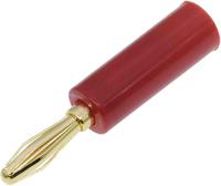 208-0261 RS PRO Red Male Banana Plug, 4 mm Connector, 24A, 30V, Gold Plating