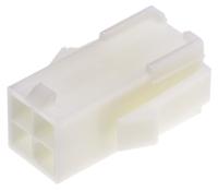 172159-1 TE Connectivity, Mini-Universal MATE-N-LOK Female Connector Housing, 4.2mm Pitch, 4 Way, 2 Row