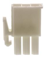 172166-1 TE Connectivity, Mini-Universal MATE-N-LOK Male Connector Housing, 4.2mm Pitch, 3 Way, 1 Row