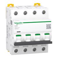 a9f95472 Schneider Electric Acti9 iC60 MCB Mini Circuit Breaker, 4P, 1.6A Curve K, 500V AC, 250V DC, 100 kA Breaking Capacity
