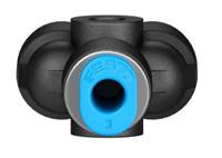 qsmy-3 Festo QSMY Series Y Tube-to-Tube Adaptor, Push In 3 mm to Push In 3 mm, Tube-to-Tube Connection Style, 153370