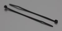 664-2887 RS PRO Cable Tie, Sub Miniature, 71mm x 1.6 mm, Black Nylon, Pk-100