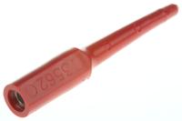3562-2 Fluke Red, Female Test Connector Adapter With Brass, Copper contacts and Gold, Nickel Plated