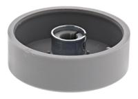 777-7296 RS PRO 38.6mm Grey Potentiometer Knob for 6mm Shaft Splined