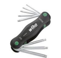 23047 Wiha 8-Piece Torx Key Set, T9 to T40 Size, Straight Shape, Short Arm