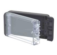 96023144-b-140804-pc-v0-g-7024 Bopla Bocube Series Polycarbonate General Purpose Enclosure, IP66, IP68, Flanged, 151 x 80 x 40mm