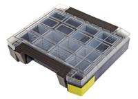 134774 Raaco 11 Cell Grey PC, PP Compartment Box, 55mm x 241mm x 225mm
