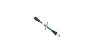 1300480128 Molex Male 4 way M12 Micro Change to Male 4 way M12 Micro Change Cordset, 10 m