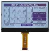 mdcog240128b6w-fptlw Midas MDCOG240128B6W-FPTLW MDCOG Graphic LCD Display, Black on White, 128 by 64 Dots, Transflective