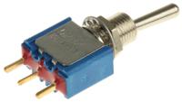 5232cdb APEM Toggle Switch, PCB Mount, On-(On), SPST, PC Terminal Terminal, 20V ac/dc
