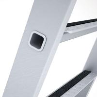 41553 Zarges Aluminium 2 x 5 steps Step Ladder, 1.32m open length