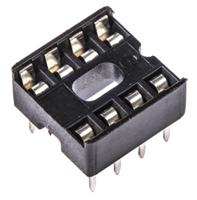 a-08-lc-tt ASSMANN WSW 2.54mm Pitch Vertical 8 Way, Through Hole Stamped Pin Open Frame IC Dip Socket, 1A