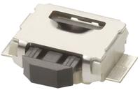 b3u-3000pm Omron Black Plunger Tactile Switch, SPST 50 mA @ 24 V dc 0.7mm