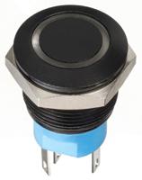 av900220000270k APEM Push Button Switch, Momentary, Panel Mount, 19.2mm Cutout, DPDT, 30V dc, IP67
