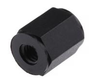 htsn-m4-10-8-1 Essentra Threaded Standoff, M4 Thread, 10mm Body, Nylon, Female/Female