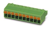 1754584 Phoenix Contact, 5.08mm Pitch, FKCN 2.5/4-ST-5.08, 4 Way, , Pluggable Terminal Block, Plug, PCB Mount, Spring Cage