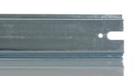 248-1134 RS PRO Steel Unperforated DIN Rail, Top Hat Compatible, 262mm x 35mm