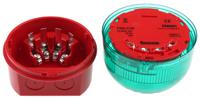 psb-0108 Klaxon Green Beacon, 10 → 60 V dc, Base Mount, Xenon Bulb, IP65
