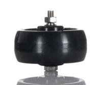 bog080x35-8 Tente Black Corrosion Resistant Trolley Wheel, 100kg