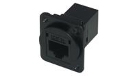 fack4bkdpm TUK Limited D Universal Series RJ45 Socket Coupler, Cat5e, Unshielded