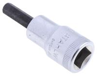 02050006 STAHLWILLE 3/8 in Drive Bit Socket, Hex Bit, 6mm, 52 mm Overall Length