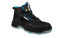 6551626-477 Honeywell Safety Breather Mid Black ESD Safe Composite Toe Capped Unisex Safety Boots, UK 12, EU 47