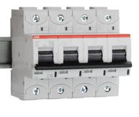 2ccg001235r0001 ABB High Performance S800C MCB, 4P, 80A Curve C, 400 V, 690 V AC, 50 kA Breaking Capacity
