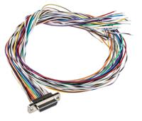 mdm-25ph003b-a174 ITT Cannon MDM 25 Way Cable Mount D-sub Connector Plug, 1.27mm Pitch