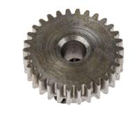 878-7834 RS PRO Steel 30 Teeth Spur Gear, 0.5 Module, 4mm Bore Diam, 15mm Pitch Diam, 9mm Hub Diam