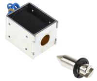 177-0131 RS PRO Linear Solenoid, 12 V dc, 50 x 37 x 41 mm