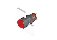 51-1310252 EAO Illuminated Push Button Switch for Use with Series 51 Switches