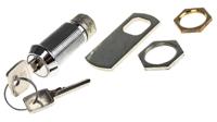 f7e-03-2-455e Euro-Locks a Lowe & Fletcher group Company Camlock, 32.7mm Panel-to-Tongue, 20.1 x 17.6mm Cutout, Key Unlock