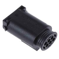 1-967587-3 TE Connectivity, Micro Quadlok System Automotive Connector Plug Natural Cable Mount 6 Way