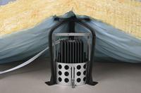 148-00120-spotclip-kit-240-pa66hs-bk HellermannTyton Lighting Cover for use with Unrolled wool insulation and large downlights,247mm Length, Snap-Fit Fixing