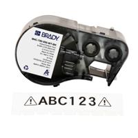 m4c-750-595-wt-bk Brady B-595 on Black on White Label, 19.05 mm Width