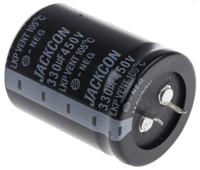 706-3336 RS PRO 330μF Aluminium Electrolytic Capacitor 450V dc, Snap-In