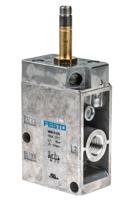 mfh-3-14 Festo 3/2 Pneumatic Solenoid Valve - Solenoid/Spring G 1/4 MFH Series 12 → 48V dc, 24 → 240V ac, 9964