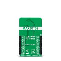 mikroe-4986 MikroElektronika Oximeter 5 Click Pulse Oximeter Sensor Add On Board for MAX30102 mikroBUS Socket