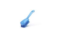 41923 Vikan Hard Bristle Blue Scrubbing Brush, 36mm bristle length, Polyester bristle material