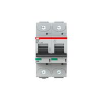 2ccf019601r0001-s802pv-sp25-5-ka ABB S800PV MCB, 2P, 25A Curve B, 800V DC, 5 kA Breaking Capacity