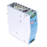 ndr-120-24 MEAN WELL NDR Switched Mode DIN Rail Power Supply, 90 → 264V ac ac Input, 24V dc dc Output, 5A Output, 120W