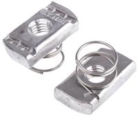 p-ns10-ss Unistrut Channel Nut, M10, Nut Base Dimensions 21 x 41mm, Stainless Steel, 0.04kg
